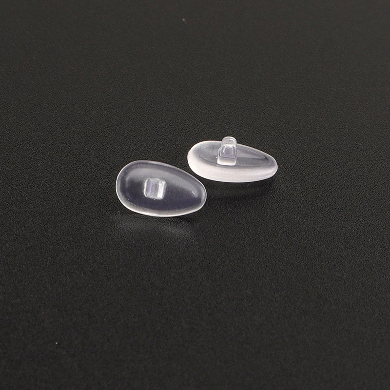 KAMMPT 5/10/20 Paar elastische Nasenklammern in Wassertropfenform, ovale, transparente, einschraubbare Brillen-Nasenpads für die Reparatur von Brillen – Detail 10