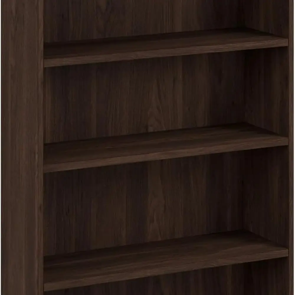 

Современная темно-коричневая 5-ярусная коммерческая книжная полка для хранения и организации офиса