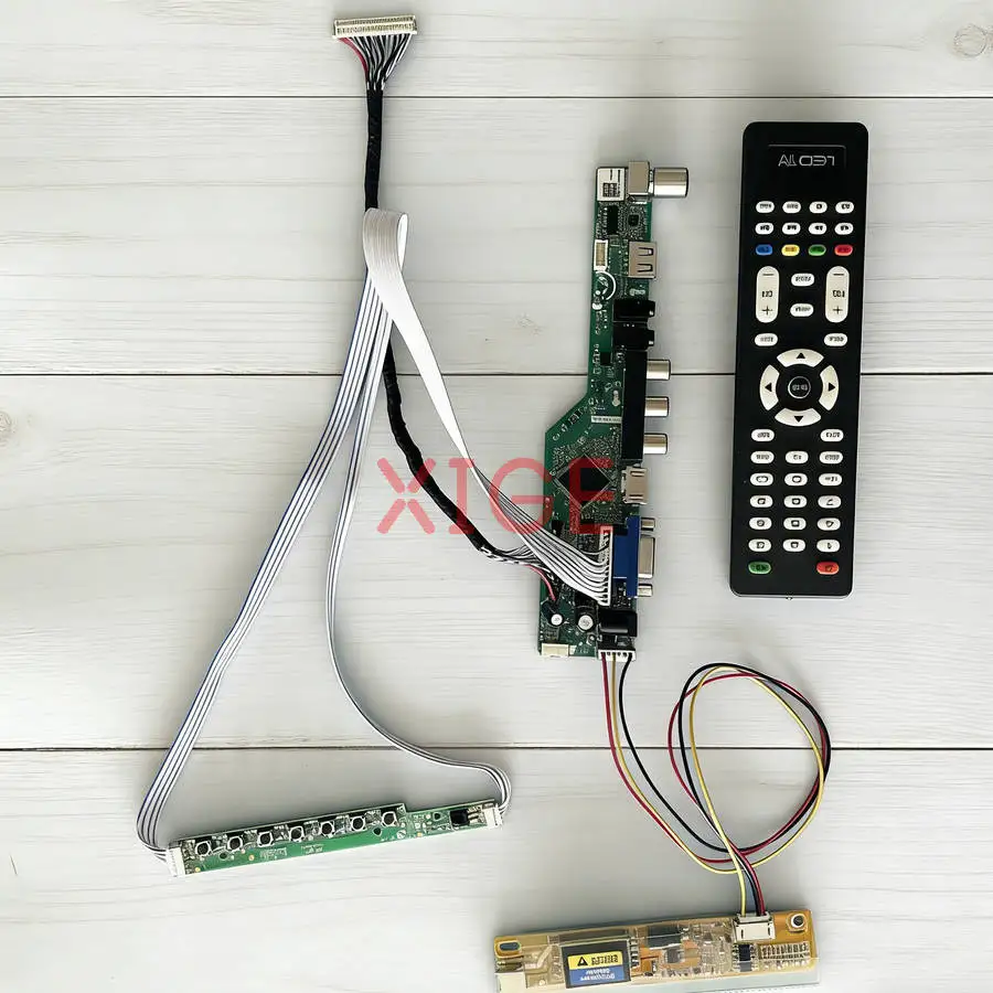 

For B154EW04 B154EW01 B154EW08 B154EW02 Matrix Controller Drive Board DIY Kit LVDS-30Pin 1280*800 1280x800 1CCFL HDMI+VGA+AV+USB