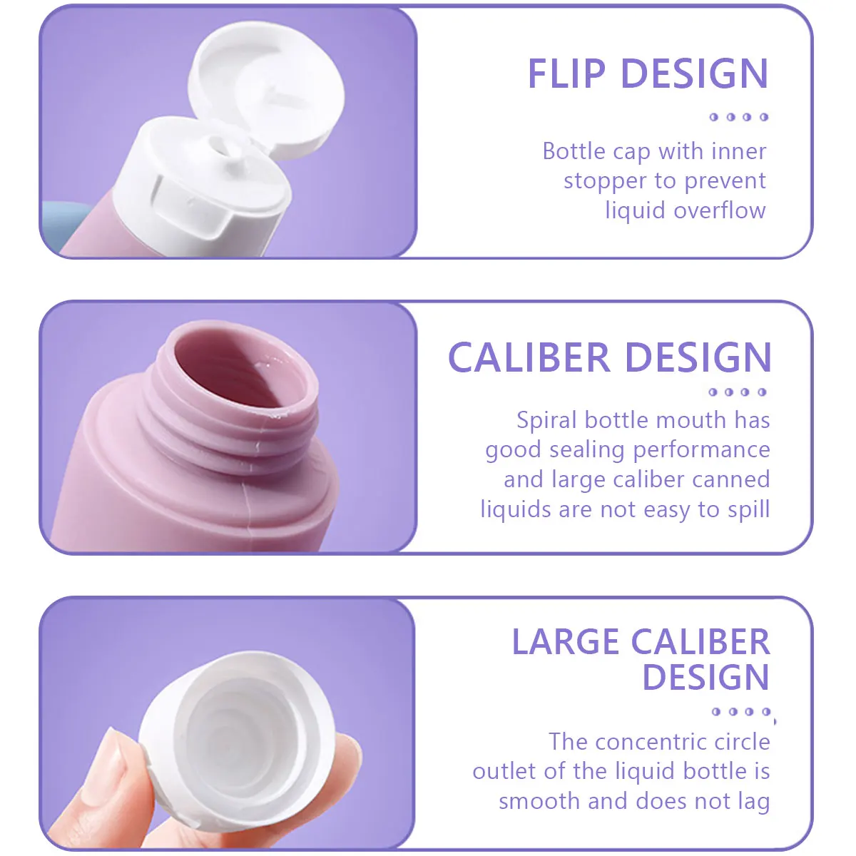 Morandi Tube Squeeze Bottle Portable Skincare dispenser Water Bottle Lotion Hand Cream Body Wash Travel Set Fill empty 01