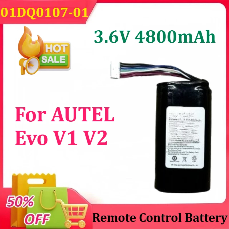 

New 3.6V 4800mAh for AUTEL Evo V1 V2 01DQ0107-01 Remote Control Battery