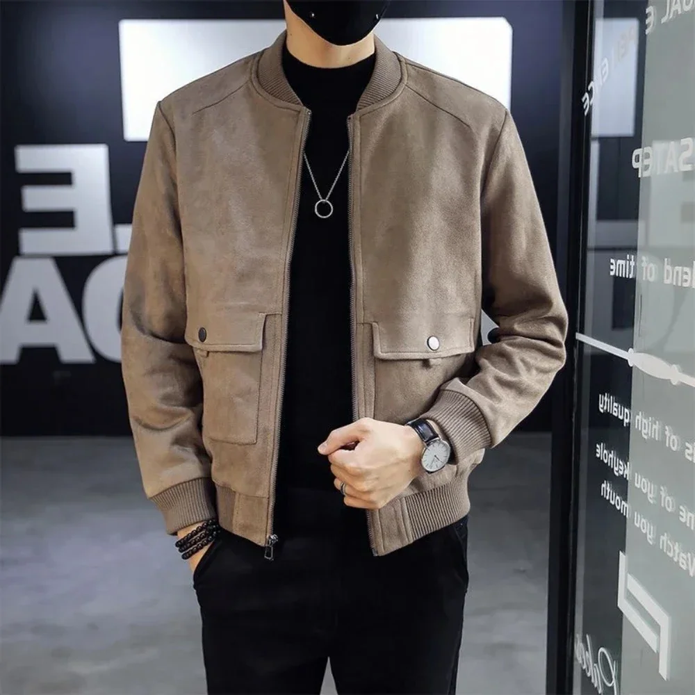 Men's Bomber Jackets Trendy Slim Fit Male Coats Aesthetic Joker New In Harajuku Original Brands Stylish Y2k Korean Reviews Many