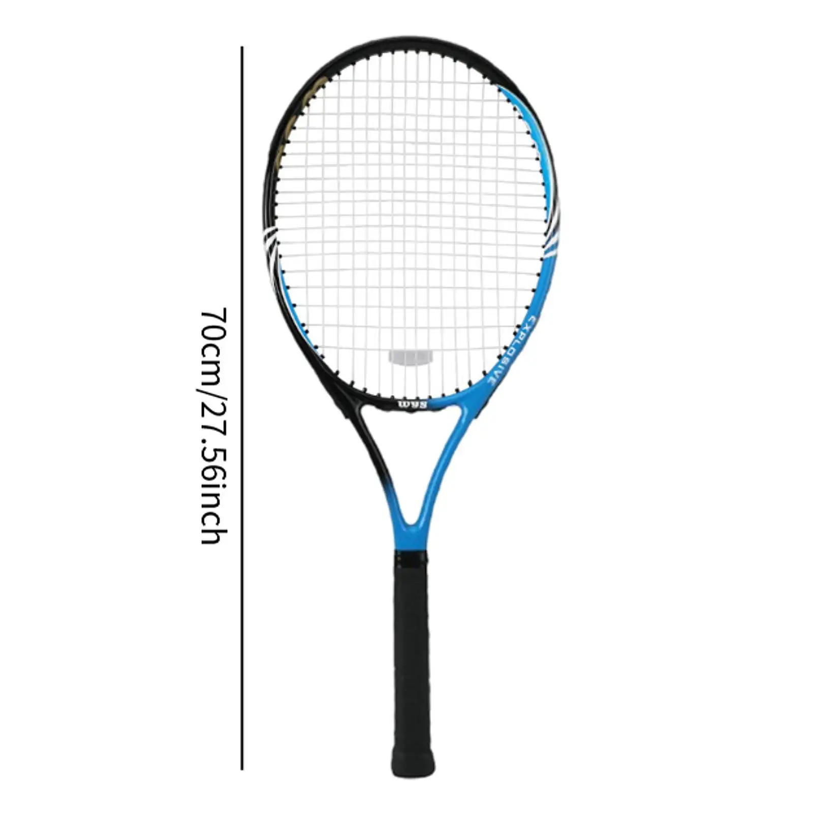 Professional Beginner Tennis Racket with Large Sweet Spot Carbon Frame and Nylon Strings for Beach Backyard Games view 3
