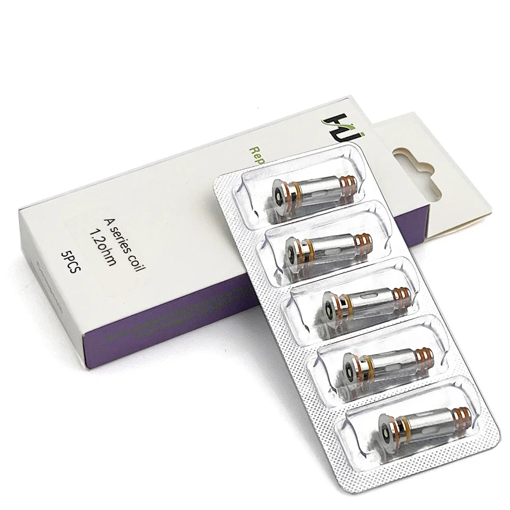 Vmiss 10PCS Z MTL Tankspule 0,8 Ohm 1,0 Ohm 1,2 Ohm A-Serie Spulenkopf für GeekVape Z MTL Top Airflow Zerstäuber