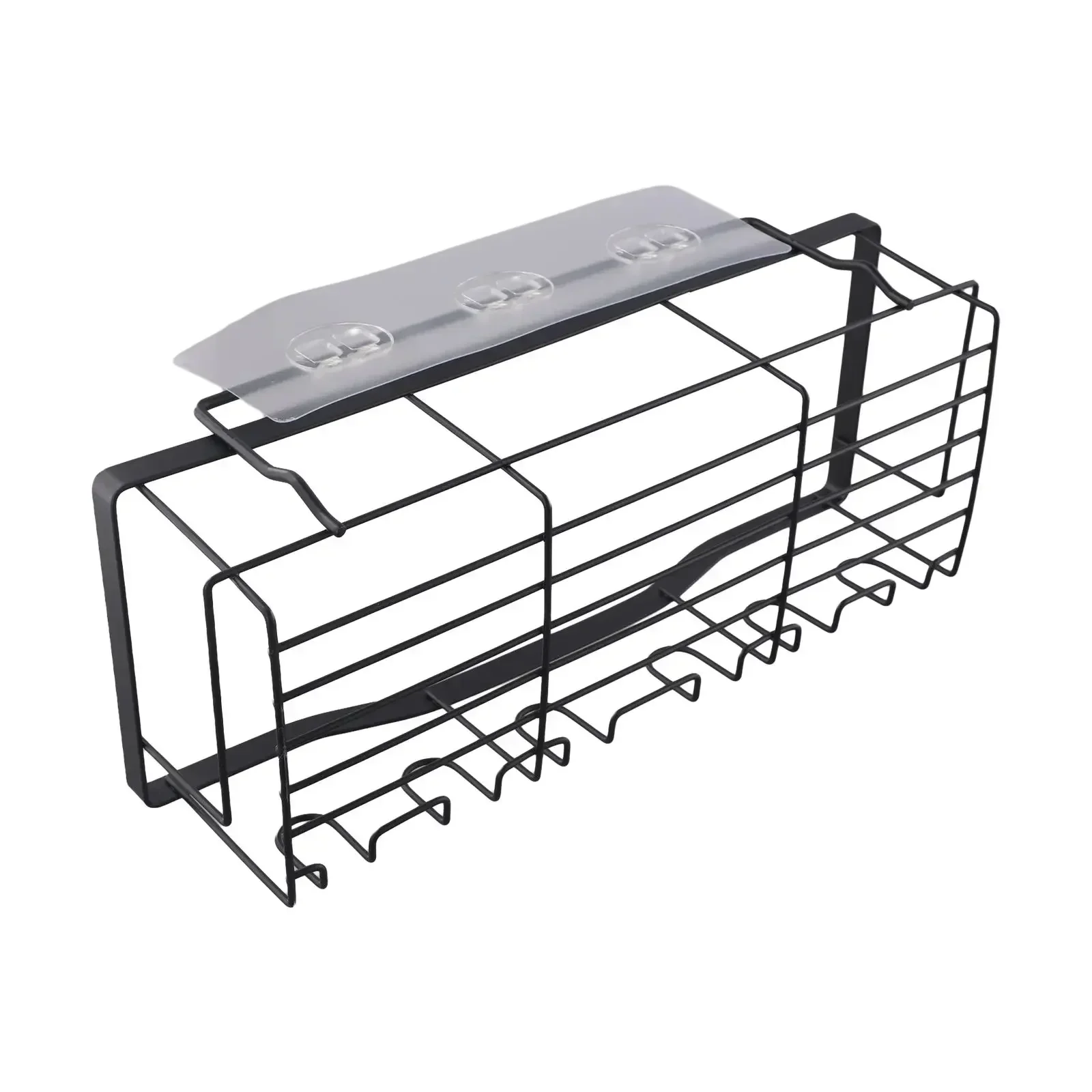 

31*12*10cm Space Saver Breathable Design Bathroom Shelf Breathable Design Airy Structure Effortless Organization