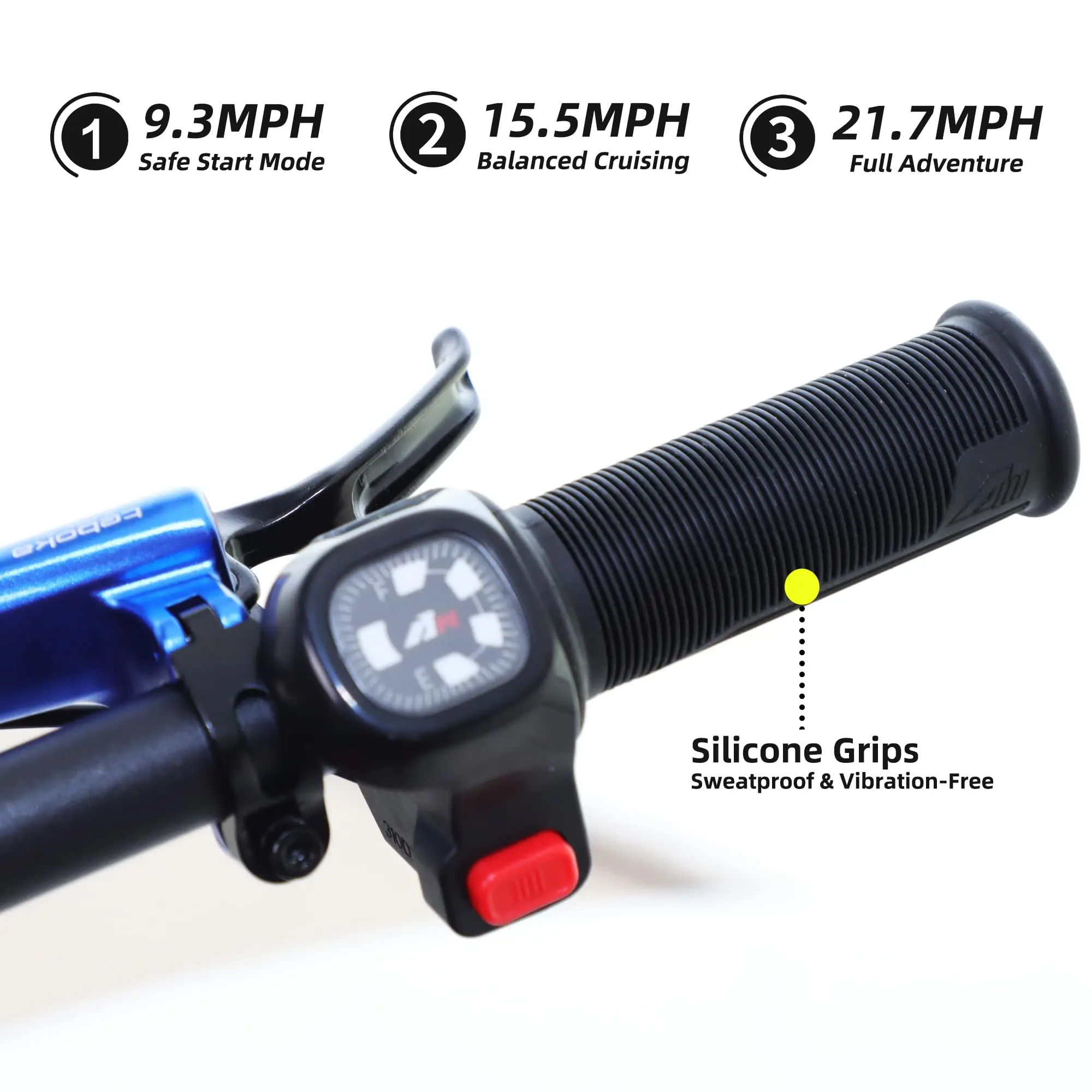 FRN Racing 18 Elektryczny Motocykl Crossowy i Motocykl do Skakania - Lekka Aluminiowa Rama Elektryczny Motocykl Crossowy, Prędkość 30 km/h, Zasięg 15 km dla dzieci powyżej 8 lat