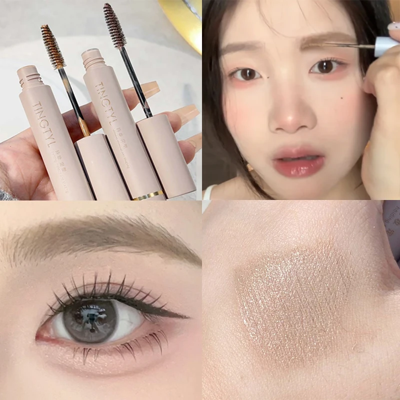 Tea Brown Eyebrow Enhancers Cream 4 Colors Natural Liquid Dyeing Eyebrow Tattoo Pigment Long Lasting Tint Dye Eyebrow Gel Makeup