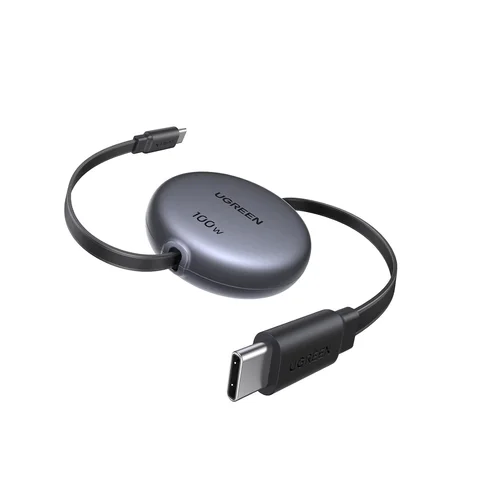 Кабель UGREEN 100W Nexode USB-C с выдвижным шнуром, зарядный кабель Type-C для iPhone 17/16/15