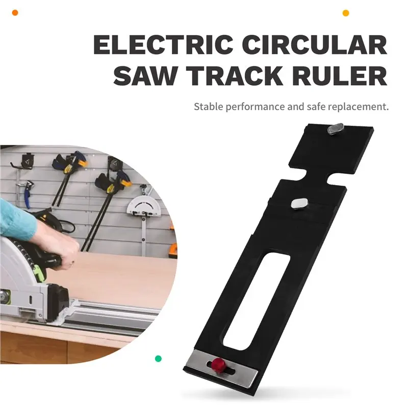 【GIFT】1410 Track Saw Guide Right Angle Positioning Plate Woodworking Electric Circular Saw Track Ruler