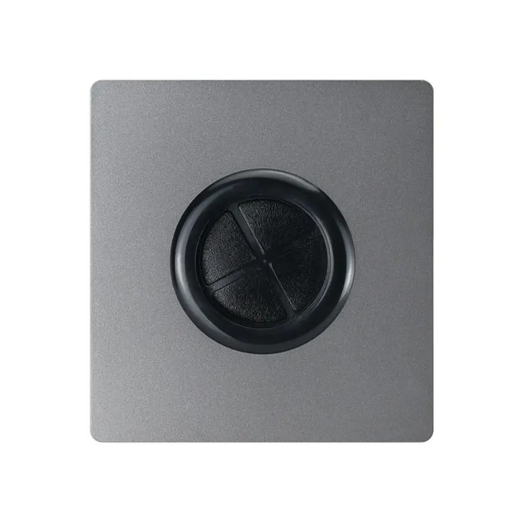 1Pcs 86Type Wall Blank Panel With Outlet Hole Decorative Cover Cable Socket With Rubber Pad Cable Organizer Storage