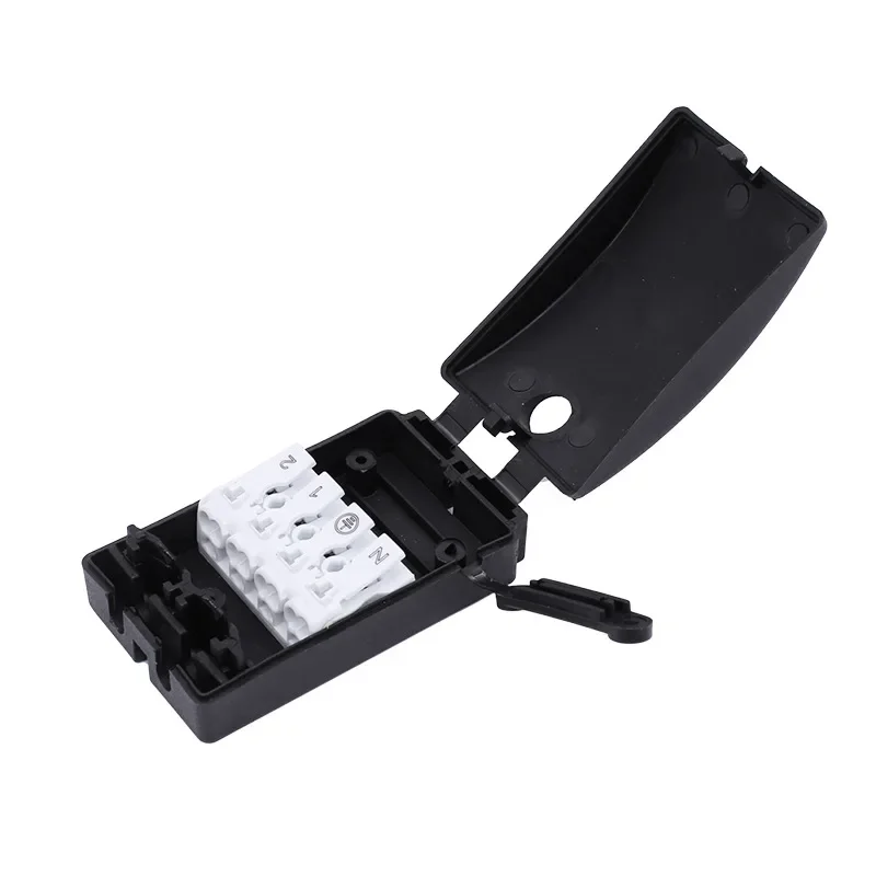M624 LED Light Strip Junction Box Four-Position Terminal Block Waterproof Push-Type for LED Lighting Systems