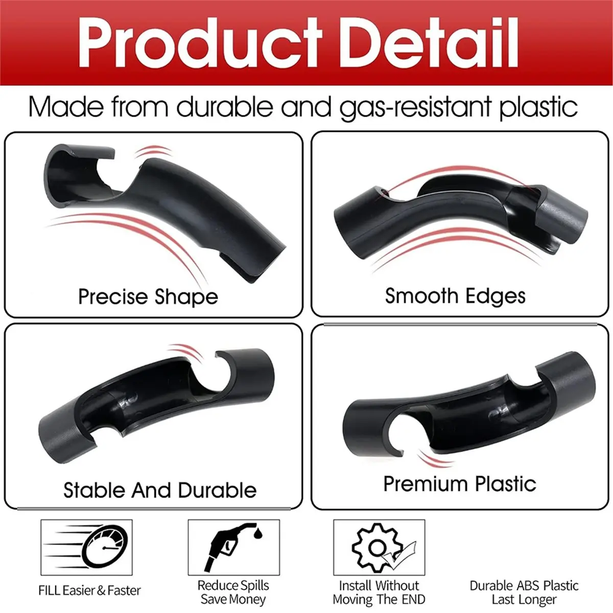 2 Pack Hose Bender for Racing Tanks, Utility Containers