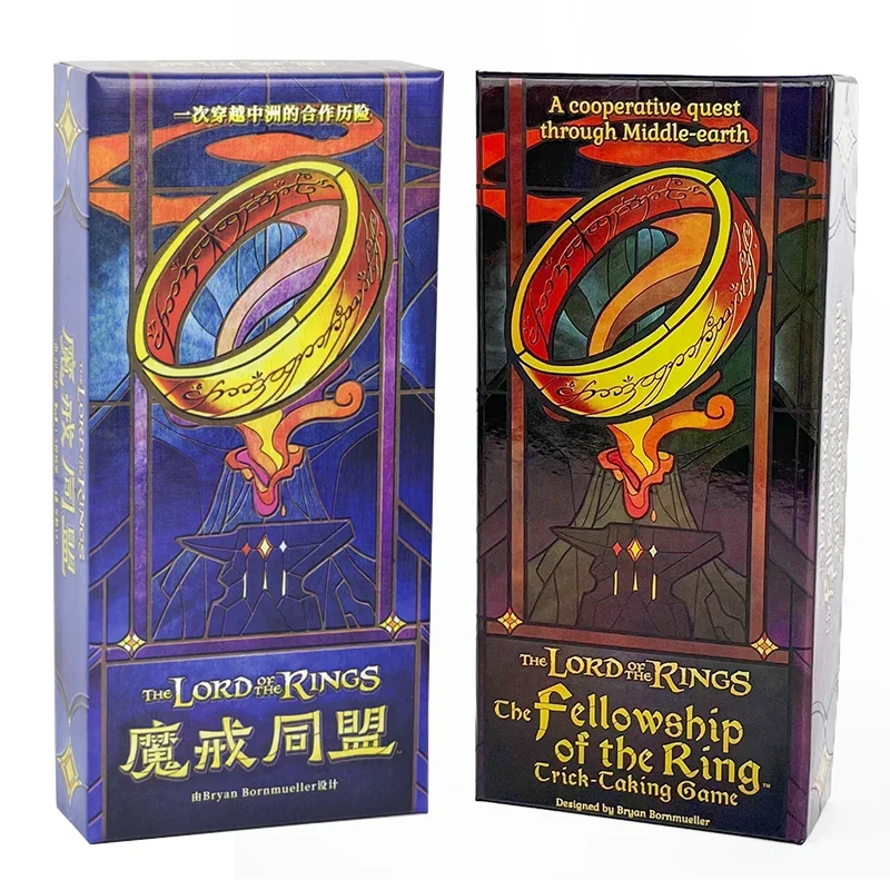The Lord of The Rings The Fellowship of The Ring Trick-Taking Game Bilingual Board Game Cooperative Strategy Card Game Adventure