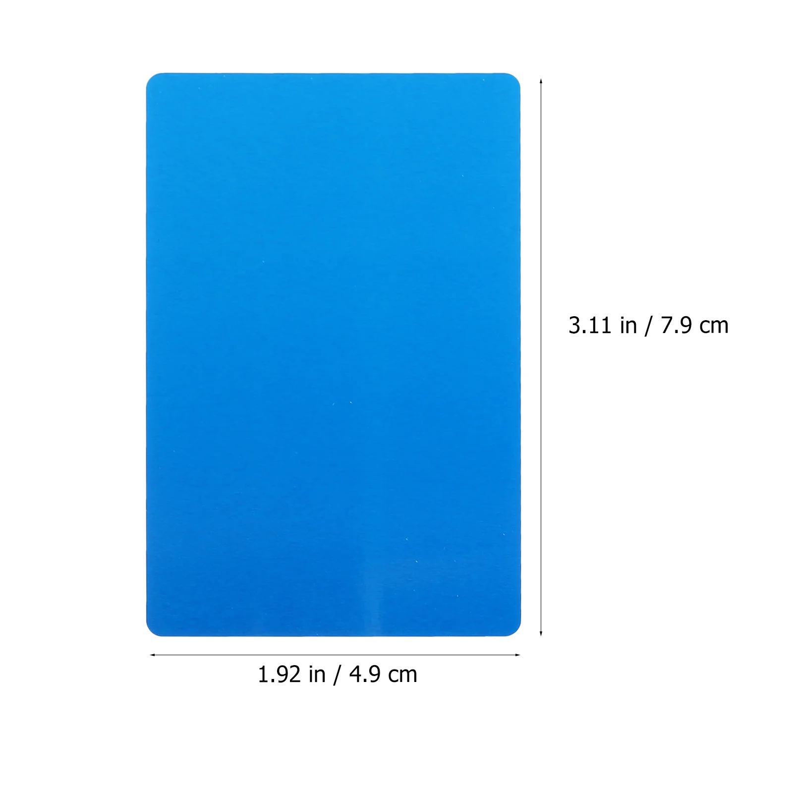 

50 Metal Business Cards Aluminum Sheets Smooth Blank for Sublimation Printing Engraved Marking Use