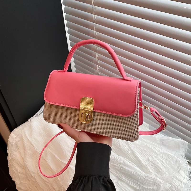 

Women Pu Leather Small Square Shoulder Crossbody Bag 2025 Luxury Designer Fashion Female Tote Bag Large Capacity Ladies Handbag