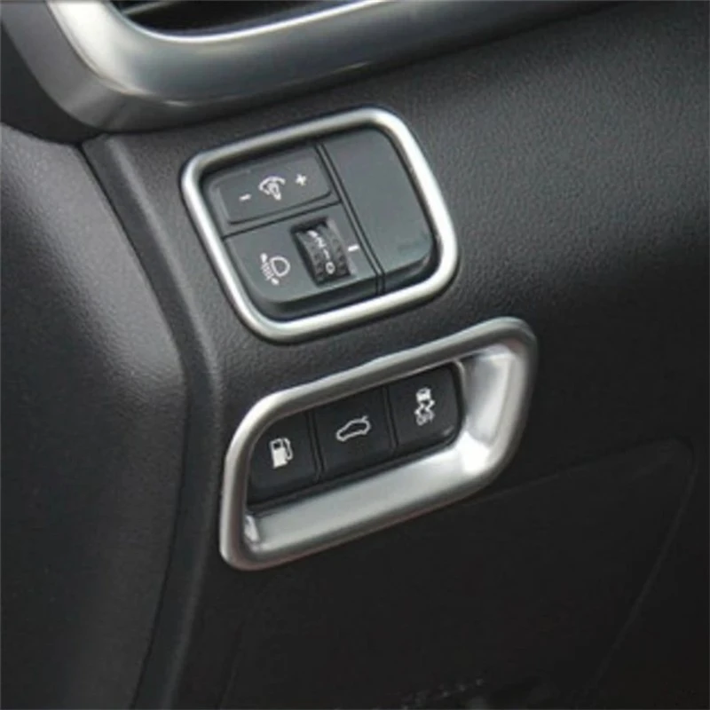 

WELKINRY For Kia K5 JF 4th Generation 2016-2020 Optima Car Console Head Lamp Light Oil Tank Lid Rear Box Gate Open Switch Trim