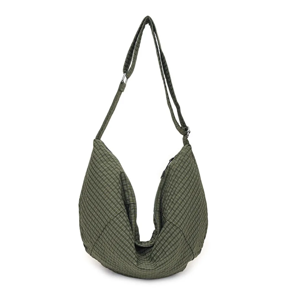 

Korean Style Nylon Dumpling Bag Large Capacity Solid Color Single Shoulder Bag Handbag Casual Hobos Crossbody Bag Women Girls