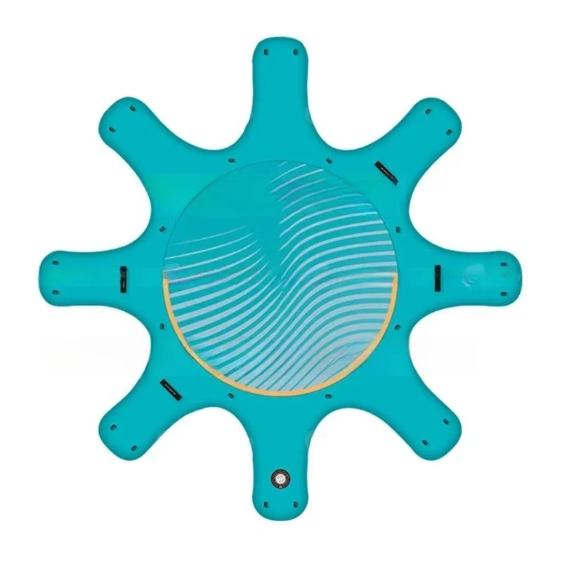Custom Inflatable Stand Up Paddle Board Round Island Trainer Water Fitness Platform Super Yoga Deck Marina