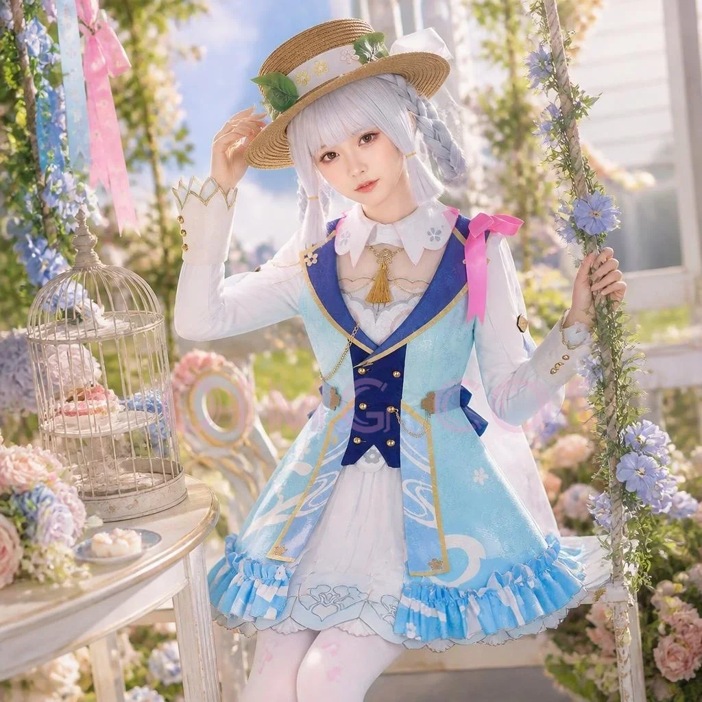 costume-de-cosplay-de-missive-kamisato-ayaka-de-springbloom-uniforme-de-genshin-impact-costumes-d’halloween-d’anime-tenue-de-personnage-de-jeu