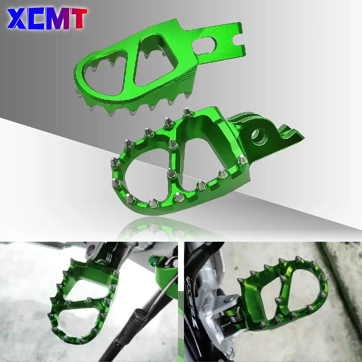 

Motorcycle CNC Rests Pedals Footpegs Foot Pegs For Kawasaki KX250F KX450F KX250X KX450X KLX450R KX 250F 450F 2006-2021 2022 2023