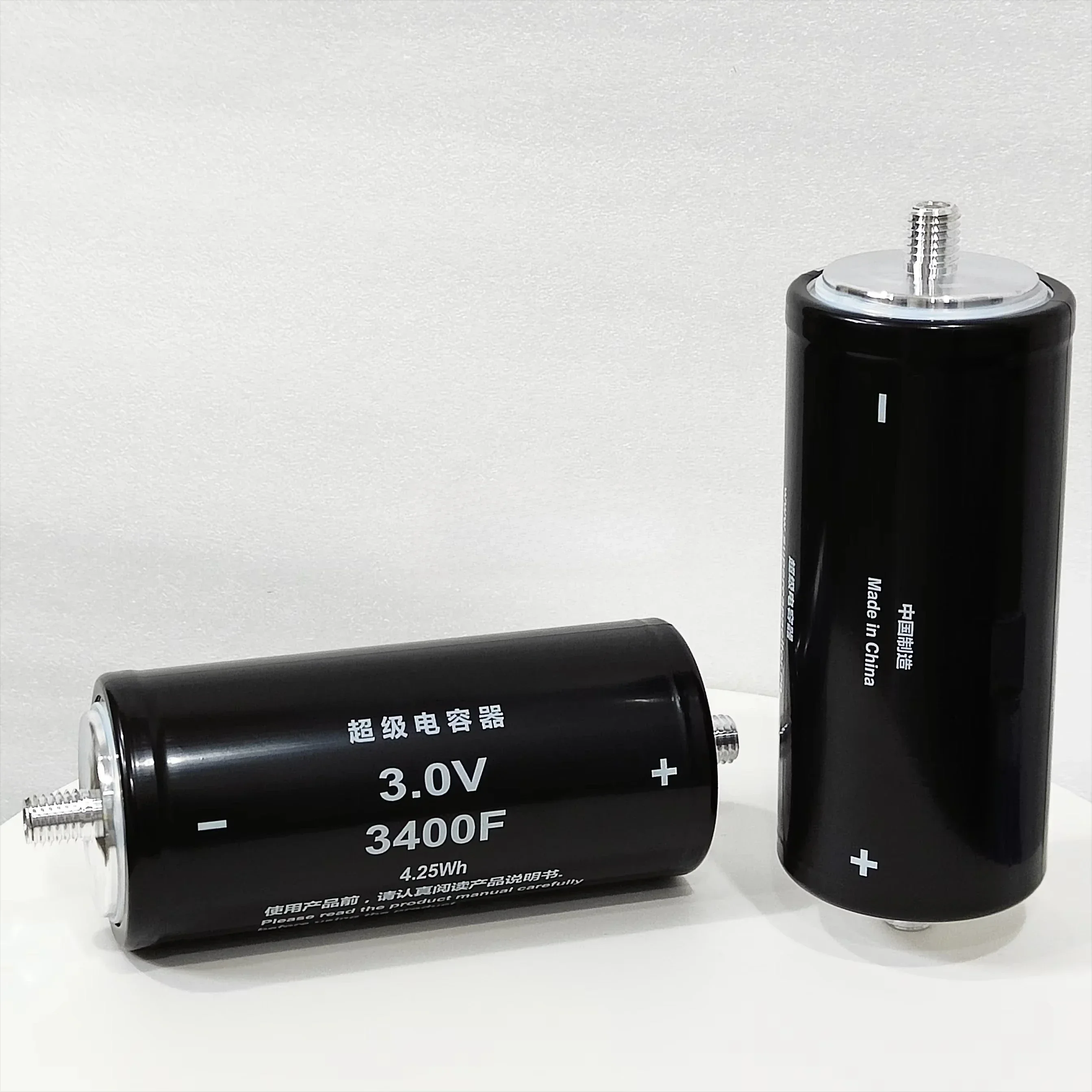 New Original 3.0V 3400F Ultracapacitor Emergency Battery Charger High-Quality Backup Power for Solar Wind Energy 3400F