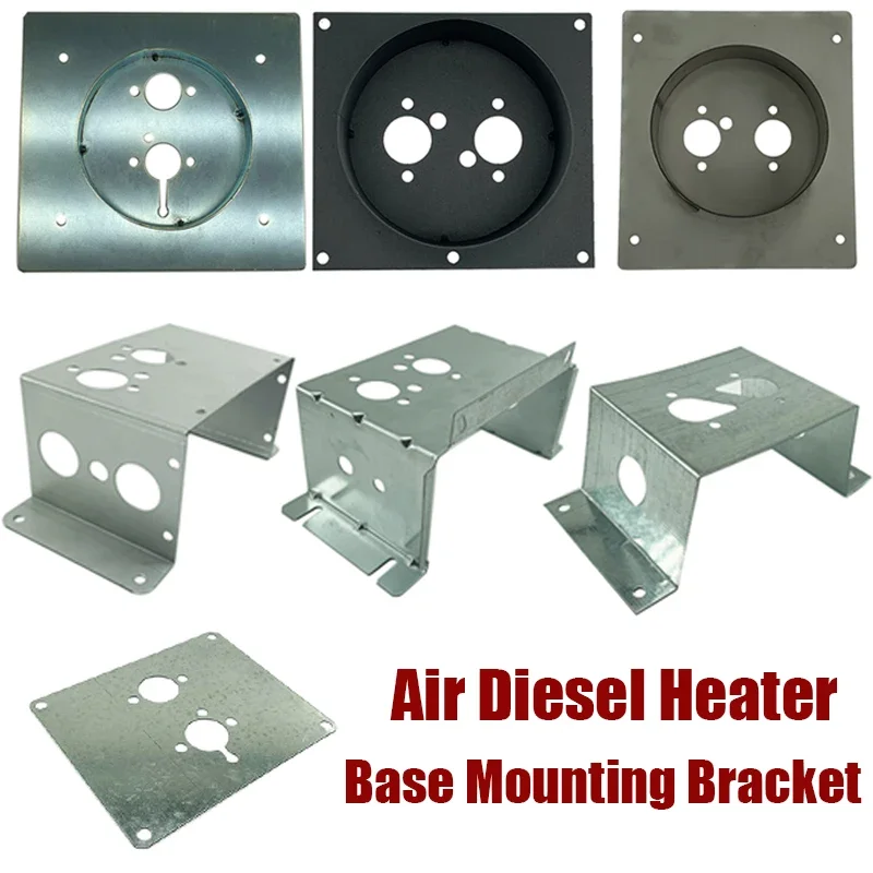 Air Diesel Heater Base Mounting Bracket Floor Plate Upgraded Black Silver 8 Styles For Eberspacher Webasto Propex Car Truck VAN