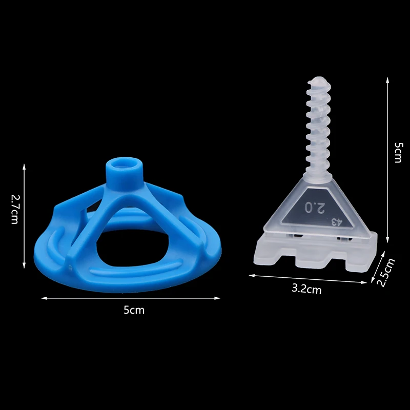 Imagem -06 - Telha Cerâmica Nivelamento Sistema Clipes Correias Espaçadores Espiral Wadge Piso de Parede Fixação Ferramentas de Construção 50 Pcs 100 Pcs