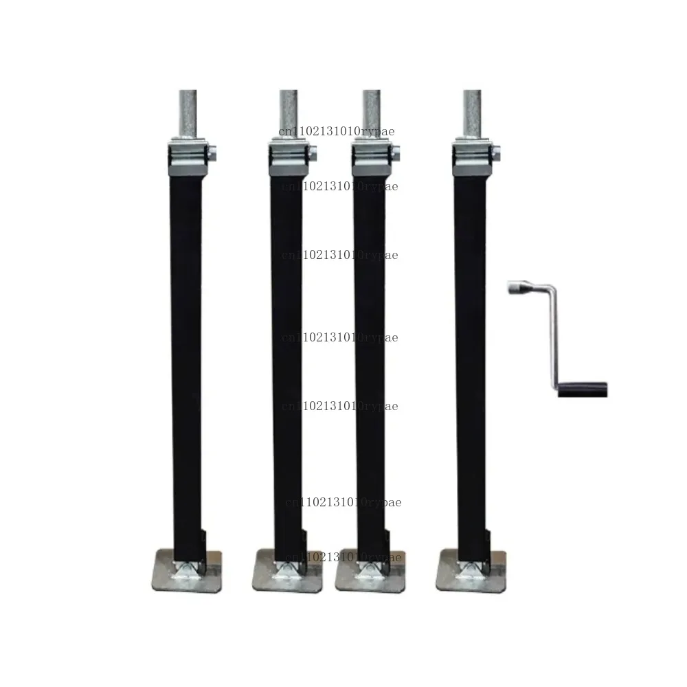 Electric&manual Backpack Trailer Jack Stand Set of 4 High Lifting Jacks for Camper Caravan Trailer 2500lbs Load 110-780mm Height