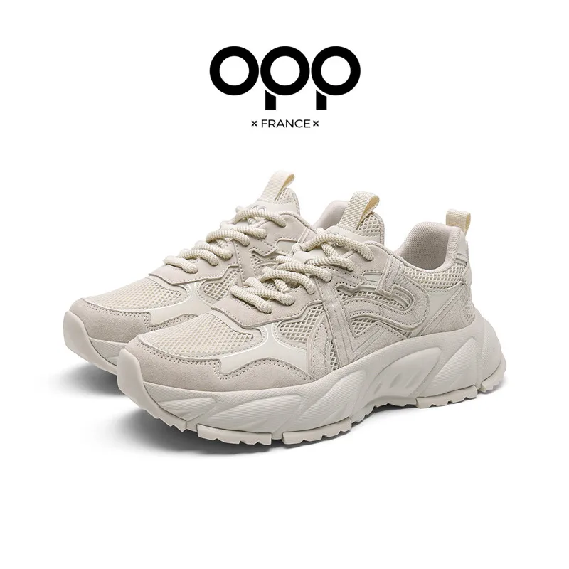 OPP Men's New air summer Shoes Flats With Running Blance Sports 574 Shoes Footwear Sneakers Genuine Leather Lace-up view 6