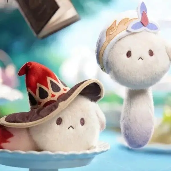 Genuine Genshin Impact Tea Party Companion Dodoco Plush Blind Box Cute Plushie Keychain Bag Decoration Gift for Girls Pre-order - view 3