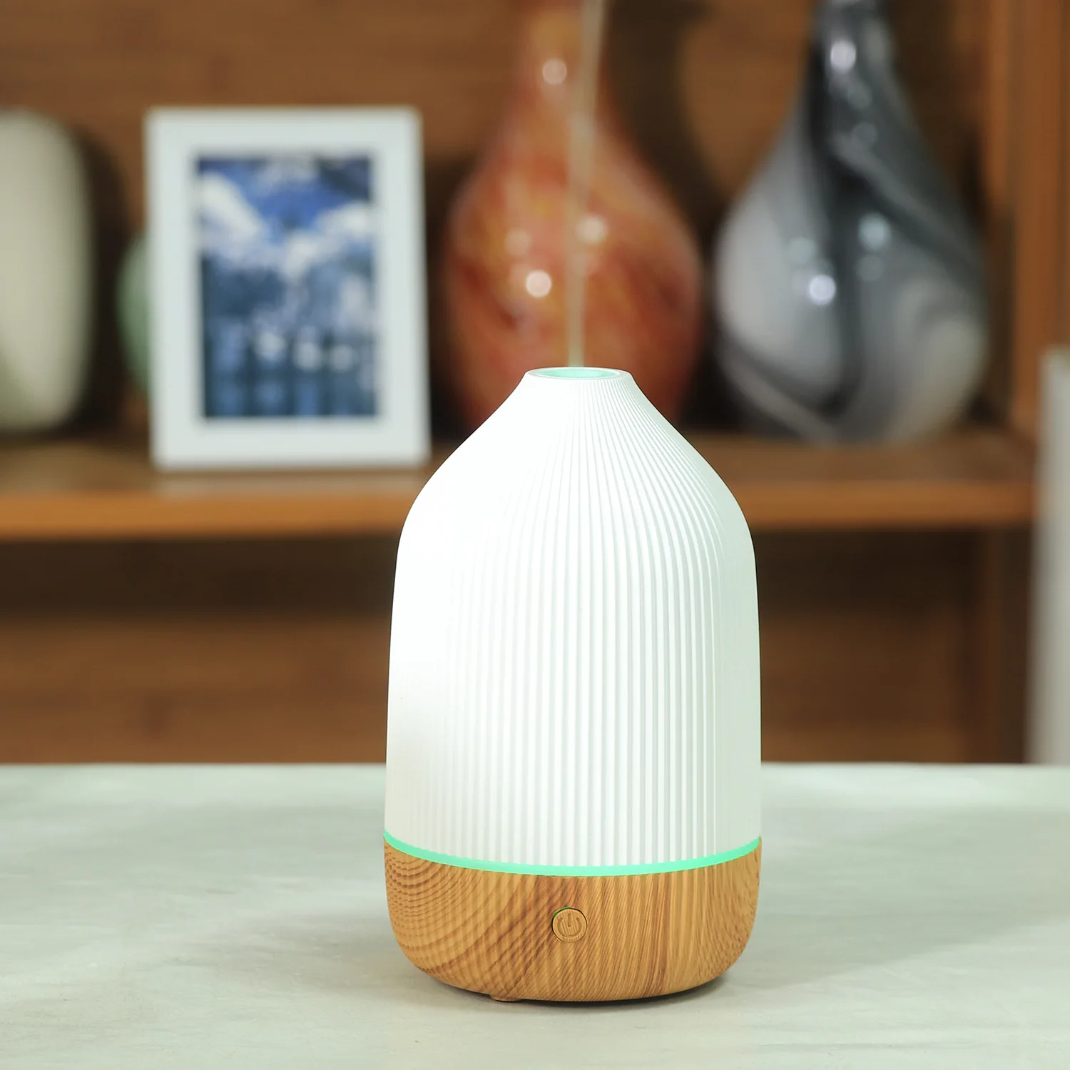 Essential Oil Diffuser Ultrasonic Aromatherapy Humidifier 7 Color LED Night Light Auto Power Off Aroma Mist Maker Home