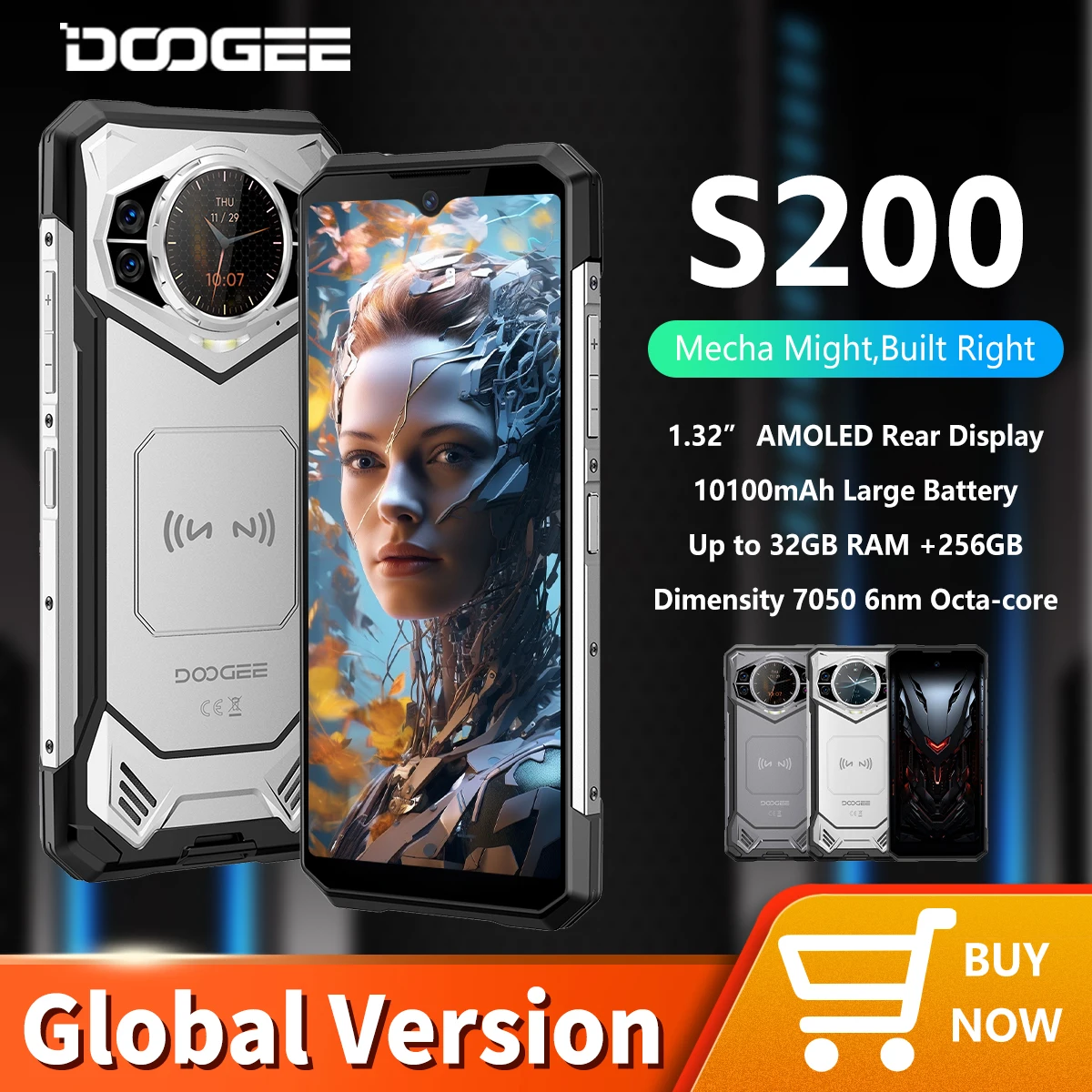 DOOGEE S200 5G Rugged Phone 6.72