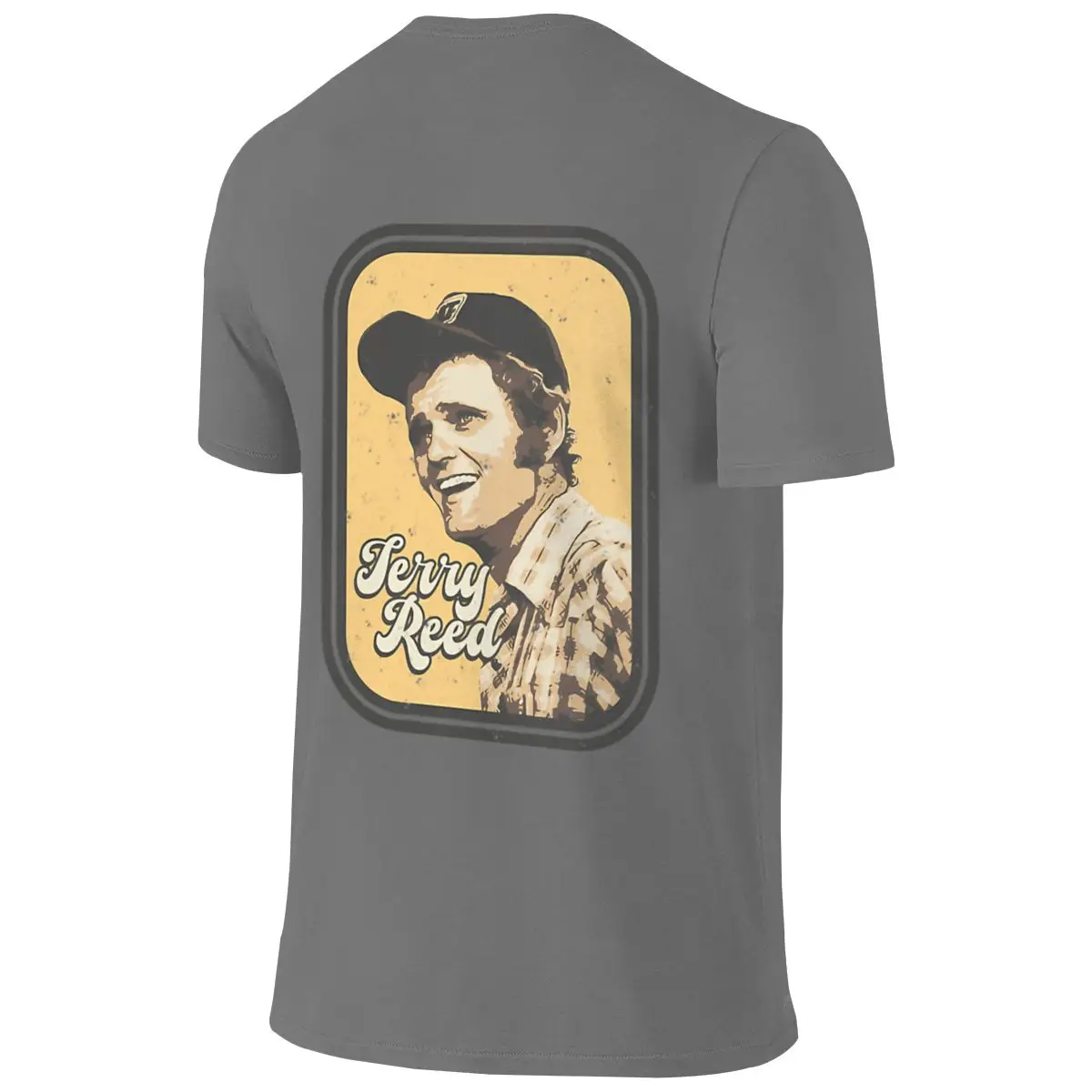 Jerry Reed Retro Style Design Shopping Reversible T-shirtUrban Minimalist Fine Workmanship Shirt