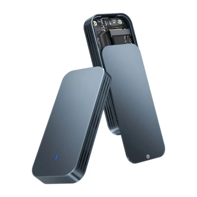 Super Deal -External Hard Drive Case For Nvme M. 2 SSD Enclosure 40Gbps SSD Adapter Aluminum M. 2 Nvme Case For Thunderbolt USB4