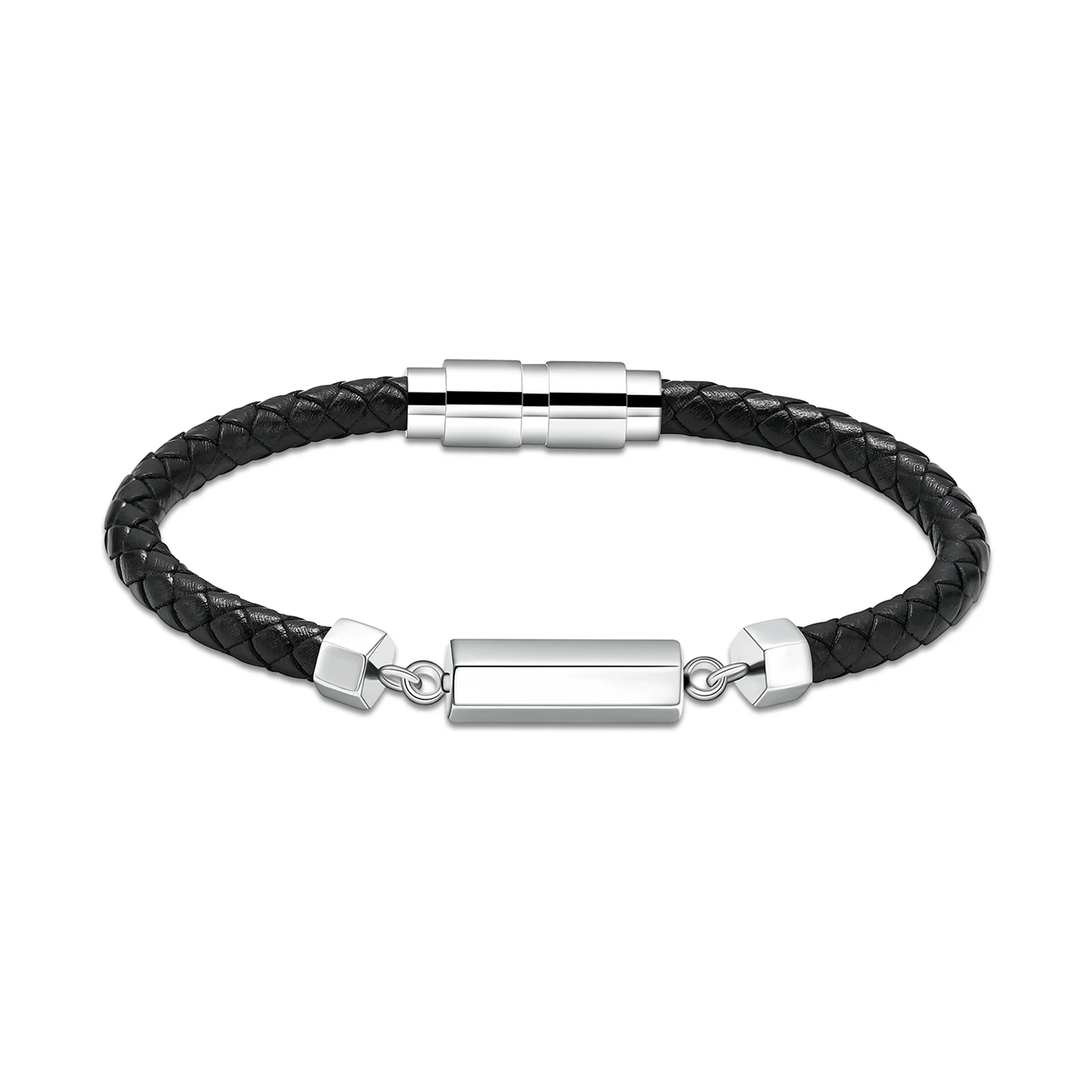 Urn Bracelet for Ashes for Men Women Leather Cremation Urn Bangle Bracelets Memorial Jewelry Human Pet Funeral Keepsake