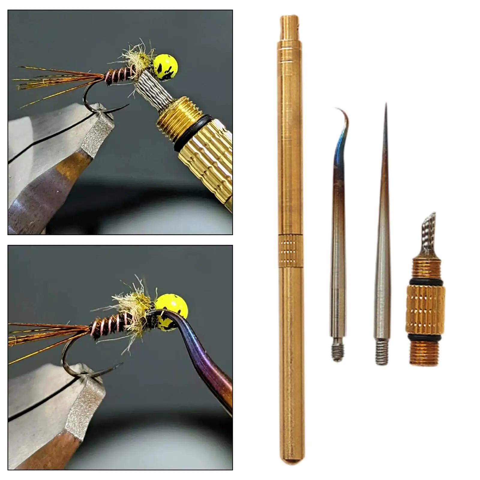 

Шпилька для завязывания мушек Аксессуары для завязывания Fy Прочный профессиональный набор для изготовления приманок