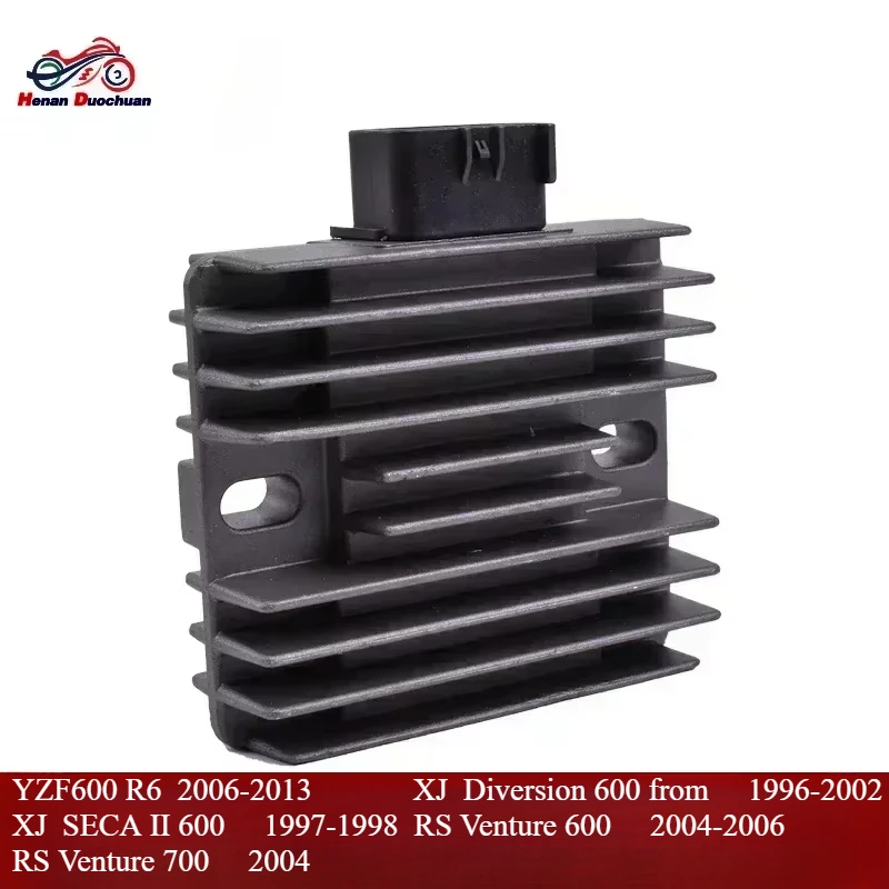 Rectificador regulador de voltaje para motocicleta, para Yamaha YZF-R6 YZF600 YZF R6 RS600 RS700 RS Venture 700 XJ600 SECA II XJ Diversion 600