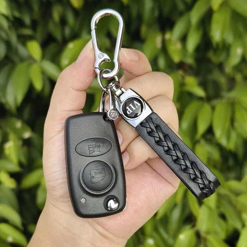 Cocockey wadah kunci jarak jauh lipat untuk Alfa Romeo Spider Brera 166 Radio 2 tombol kunci Flip Fob casing kunci mobil cangkang kunci tanpa potongan pisau