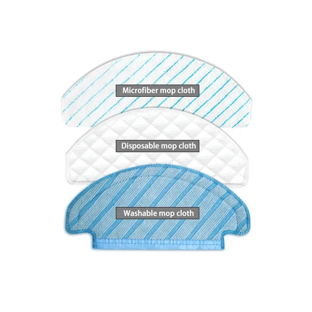 For ECOVACS T9 Accessory Washable Mop Cloth Disposible Mop Cloth Microfiber Mopping Pad for Deebot T8 Max T9 AIVI Series Parts