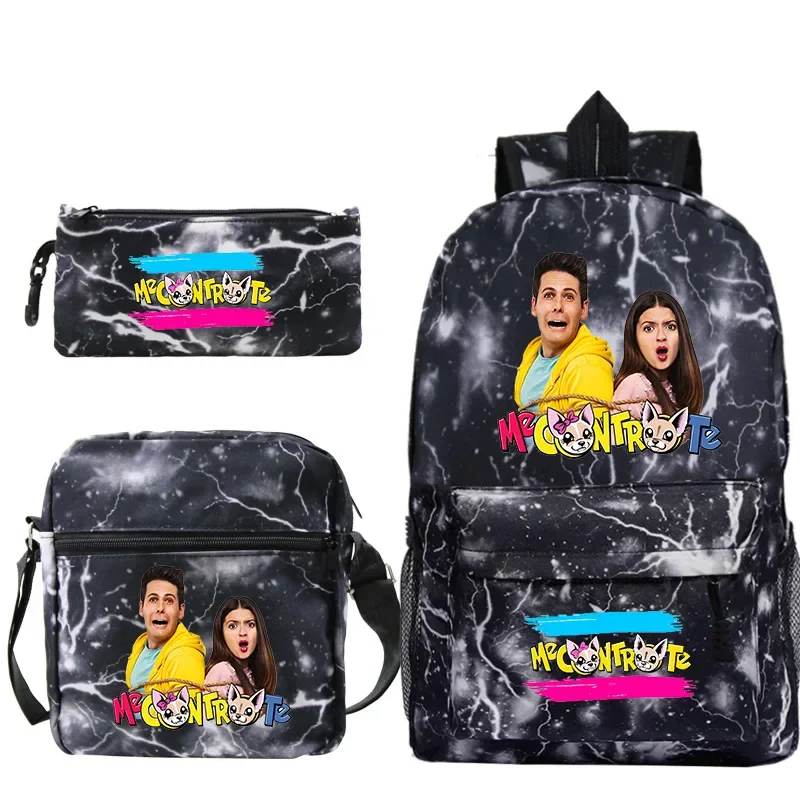 

3pcs set Me contro Te Backpack For Teenagers Kids Boys Children Student School Bags Unisex Laptop backpacks Travel Bags gifts