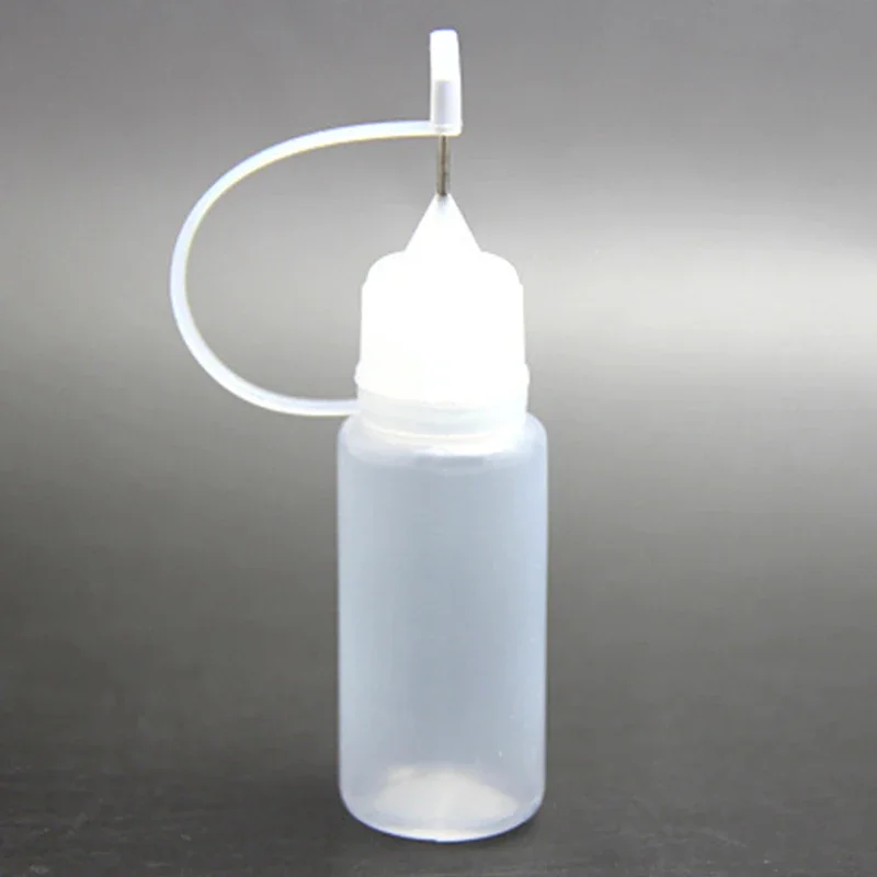 10ml Needle Tip Bottle Translucent Applicator Bottles Glue Bottles for Painting Pointed Mouth Oil Bottle Makeup Tools