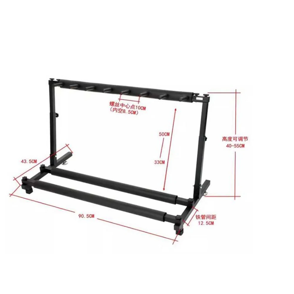 Rifle Rack with Gun Storage Solutions, Indoor Standing Floor Rack, Shooting Clubs, Hunting Range