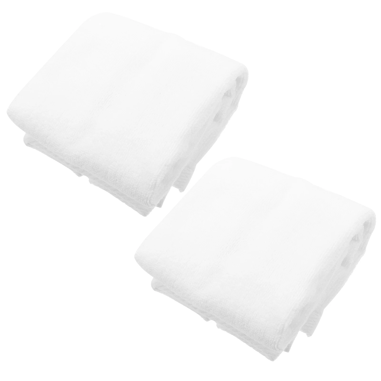 

2pcs White Sweat Towel Portable Quick Dry Cotton Gym Towels For Sweat Microfiber Gym Travel Hand Towels For Football Golf