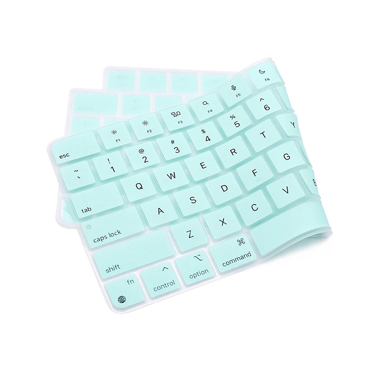 Keyboard Cover Skin Protector for Newest Apple iMac 24 inch Magic Keyboard with Touch ID Model A2449 A2450 iMac Magic M1 Chip