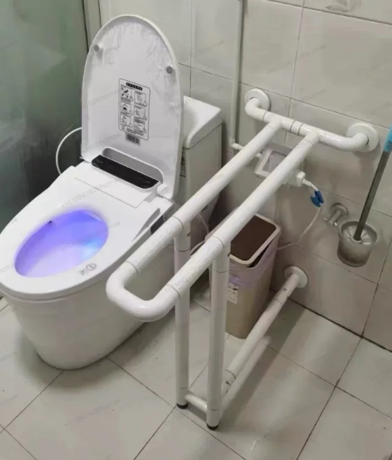 Length 75cm Double Side Toilet Safety Grab Bar, Elderly Standing Assist Device Bathroom Handrail Suitable for Elderly