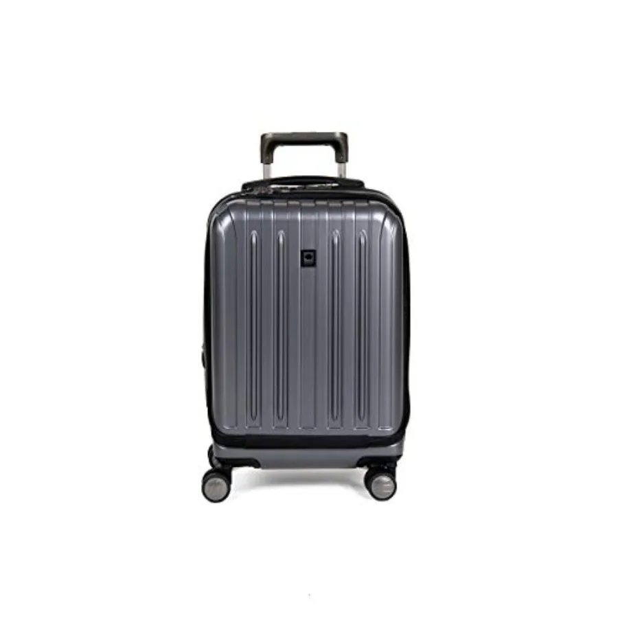 

Чемодан DELSEY PARIS Titanium Hardside Expandable с колесами-спиннерами, ручная кладь, графитовый, 19 дюймов, легкий, прочный