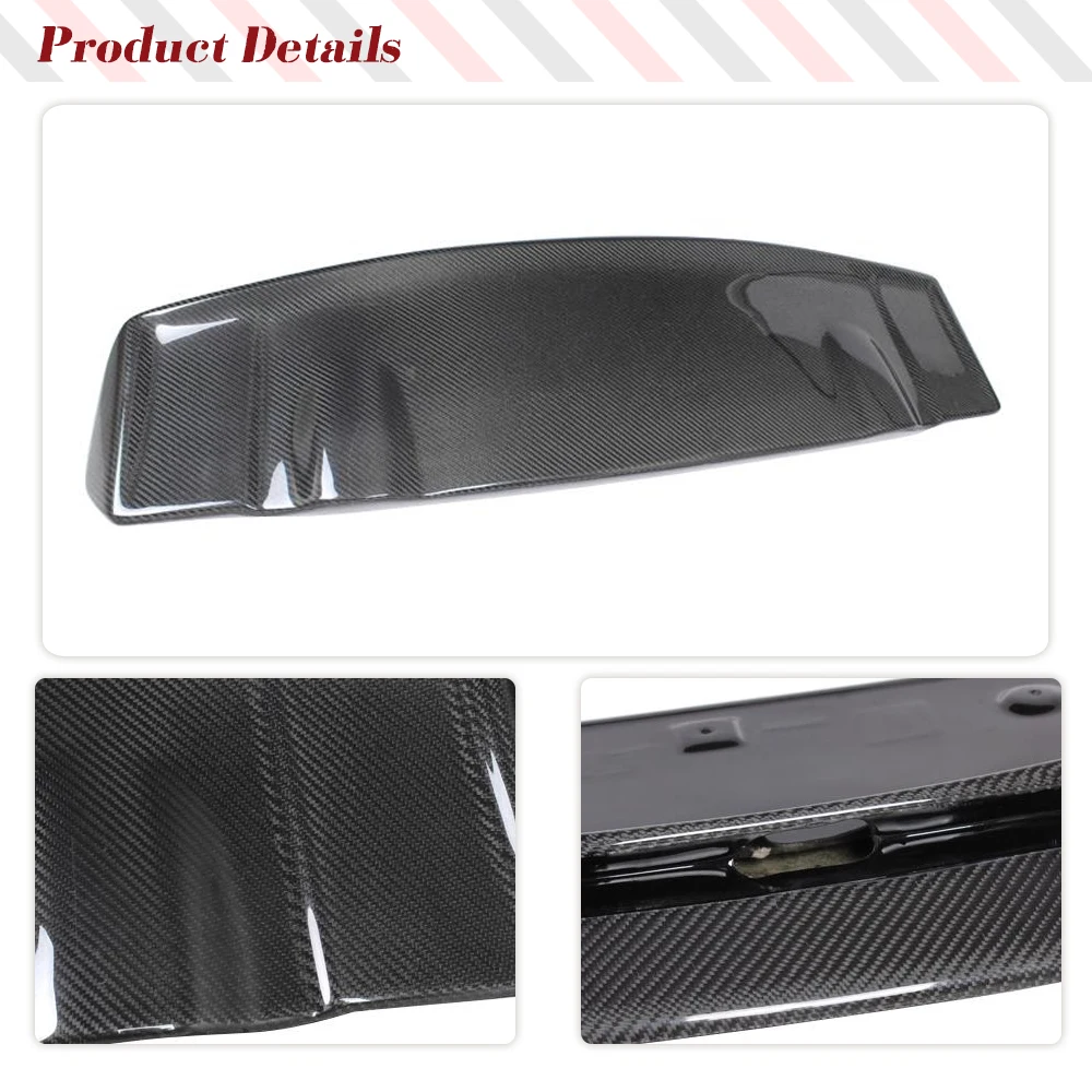 Carbon Faser/FRP Hinten Stamm Dach Lip Flügel Fenster Spoiler für Volkswagen VW Scirocco 2008 - 2013 Nicht für R Rleitung Auto Styling