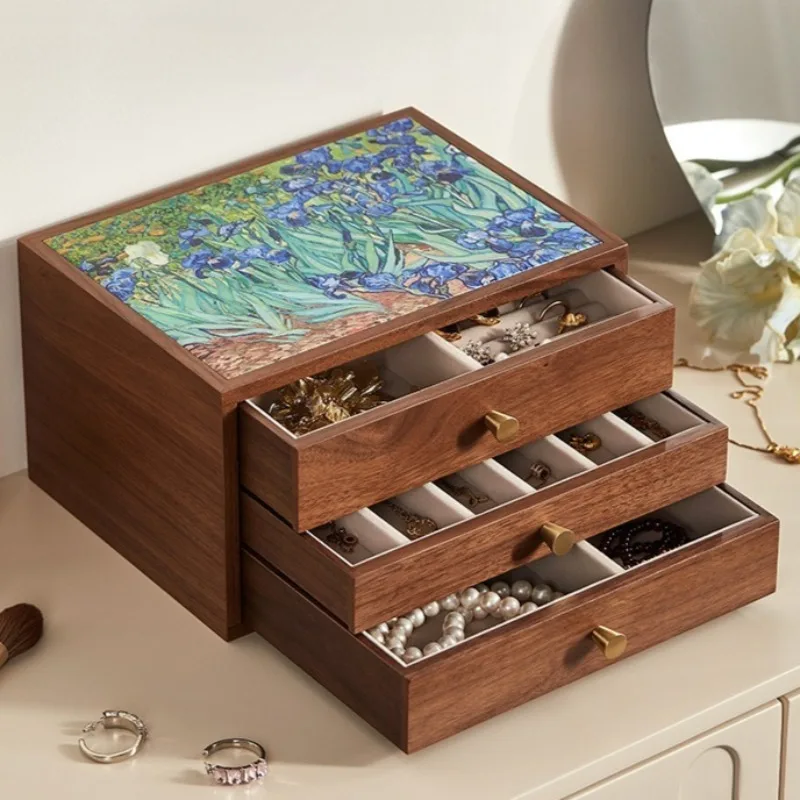 

Большая коробка для хранения ювелирных изделий, экспонент, кулон, серьги, коробки, прозрачные чехлы-органайзеры для ювелирных изделий, женский чехол для браслета и колец