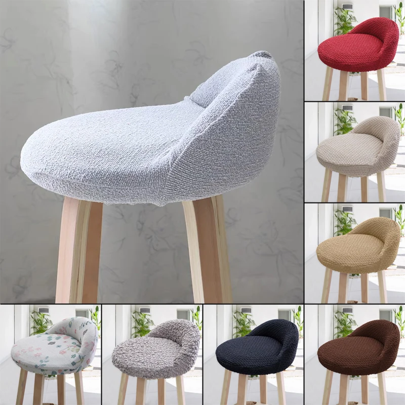

Bar Chair Cover seersucker Dustproof Anti-Skid Elastic Jacquard Wear-Resistant Bedroom Restaurant Hotel Dining Chair Cover