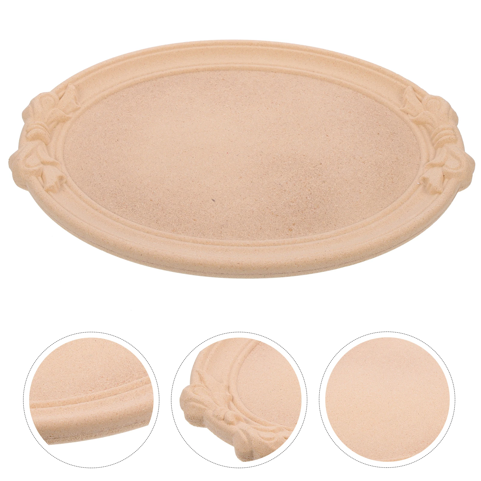 

Wooden Snack Dessert Plate Retro Fruit For Desktop Storage Display Decorative Wood Tray Bread Serving Platter Photo Prop Table